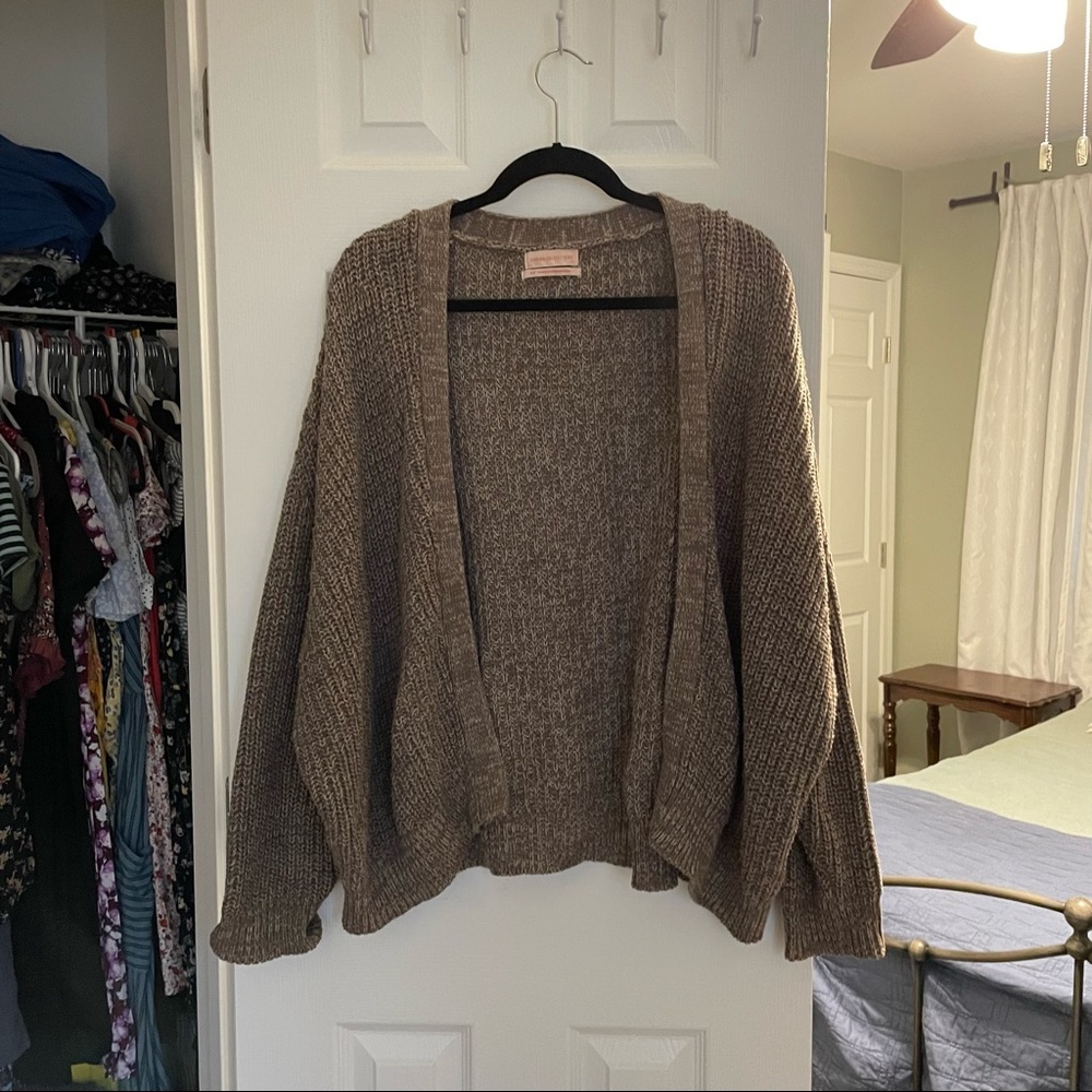 Urban Outfitters | Brown Slouchy Cardigan